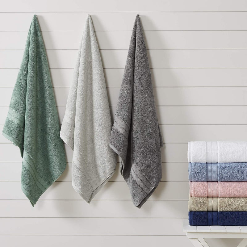 Modern Threads - Spun Loft 18-Piece 100% Combed Cotton Towel Set - Bath Towels, Hand Towels, & Washcloths - Super Absorbent & Quick Dry - 600 GSM - Soft & Plush, Blush - Image 5